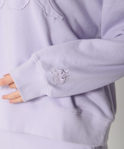 Kappa（カッパ）の「オミニクルースウェット（スウェット・レディース・ネイビー/杢グレー/ピンク・LARGE/MEDIUM/SMALL）」の11枚目の写真