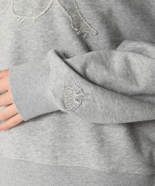 Kappa（カッパ）の「オミニクルースウェット（スウェット・レディース・ネイビー/杢グレー/ピンク・LARGE/MEDIUM/SMALL）」の16枚目の写真