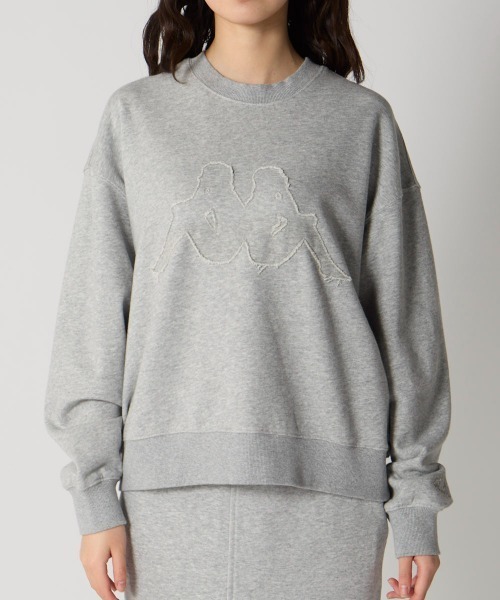 Kappa（カッパ）の「オミニクルースウェット（スウェット・レディース・ネイビー/杢グレー/ピンク・LARGE/MEDIUM/SMALL）」の12枚目の写真