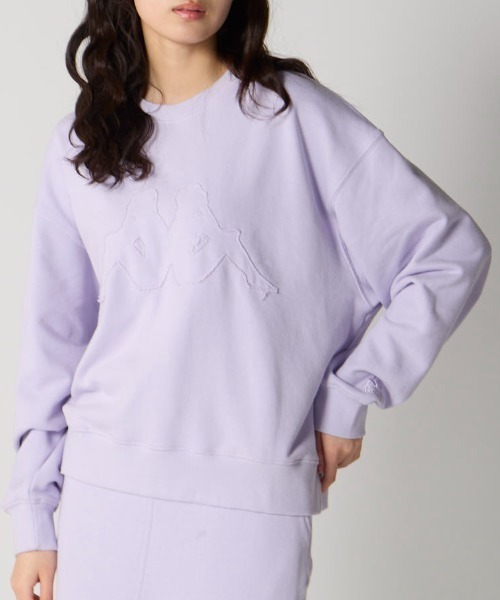 Kappa（カッパ）の「オミニクルースウェット（スウェット・レディース・ネイビー/杢グレー/ピンク・LARGE/MEDIUM/SMALL）」の6枚目の写真