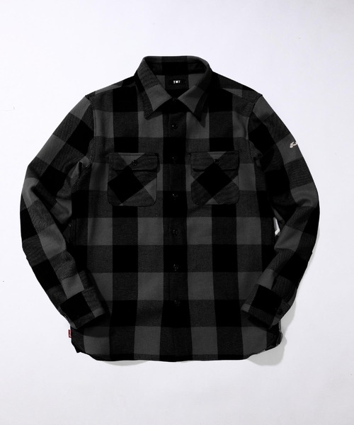 TMT(ティーエムティー)の「BUFFALO CHECK SHIRTS(シャツ/ブラウス・メンズ・グレー/ブルー/レッド・LARGE/X-LARGE/MEDIUM)」の2枚目の写真