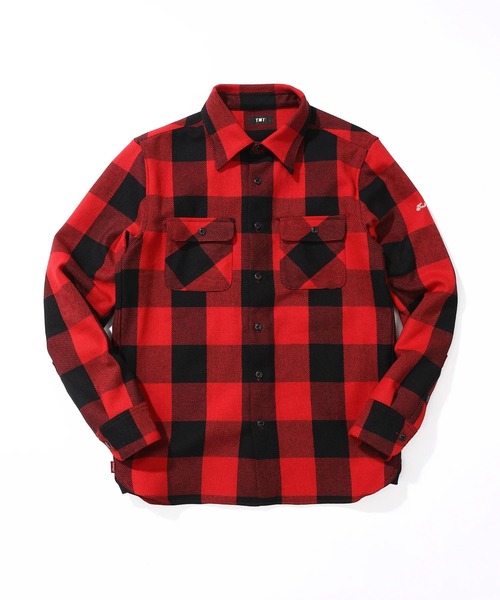 TMT(ティーエムティー)の「BUFFALO CHECK SHIRTS(シャツ/ブラウス・メンズ・グレー/ブルー/レッド・LARGE/X-LARGE/MEDIUM)」の1枚目の写真