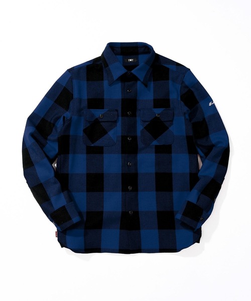 TMT(ティーエムティー)の「BUFFALO CHECK SHIRTS(シャツ/ブラウス・メンズ・グレー/ブルー/レッド・LARGE/X-LARGE/MEDIUM)」の3枚目の写真