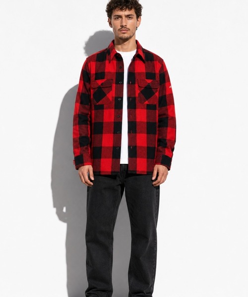 TMT（ティーエムティー）の「BUFFALO CHECK SHIRTS（シャツ/ブラウス・メンズ・グレー/ブルー/レッド/ホワイト・LARGE/X-LARGE/MEDIUM）」の12枚目の写真