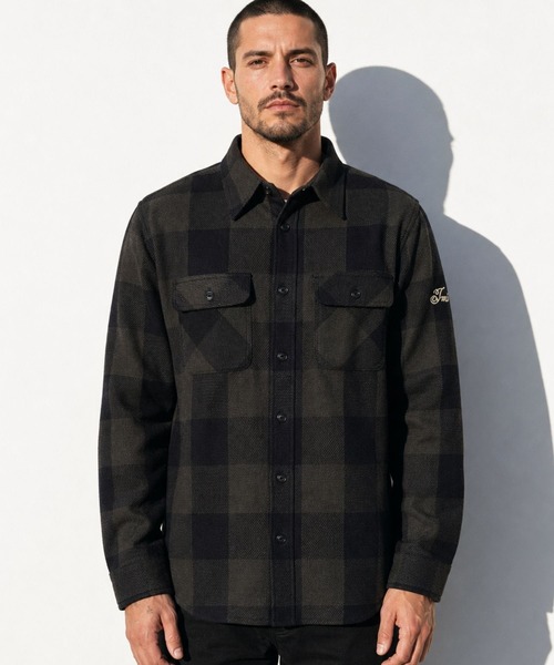 TMT（ティーエムティー）の「BUFFALO CHECK SHIRTS（シャツ/ブラウス・メンズ・グレー/ブルー/レッド/ホワイト・LARGE/X-LARGE/MEDIUM）」の7枚目の写真