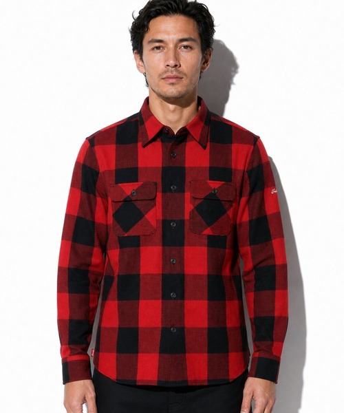 TMT（ティーエムティー）の「BUFFALO CHECK SHIRTS（シャツ/ブラウス・メンズ・グレー/ブルー/レッド/ホワイト・LARGE/X-LARGE/MEDIUM）」の11枚目の写真
