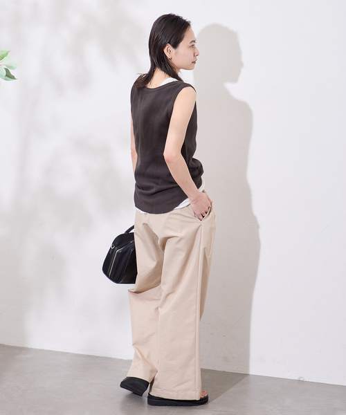 JOURNAL STANDARD（ジャーナルスタンダード）の「別注【FAITH MILLS CORP】ワッフルガゼットPOヘンリータンクトップ（タンクトップ・レディース・アイボリー/パープル/イエロー/ブラック系その他・FREE）」の10枚目の写真
