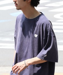 KANGOL | 【KANGOL/カンゴール】別注 ワンポイント刺繍 ヴィンテージ加工 半袖 Tシャツ(Tシャツ/カットソー)