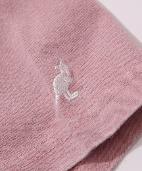 KANGOL(カンゴール)の「【KANGOL/カンゴール】別注 ワンポイント刺繍 ヴィンテージ加工 半袖 Tシャツ(Tシャツ/カットソー・メンズ・ピンク/ネイビー/ブラック/ブラウン・S/M/L/XL)」の17枚目の写真