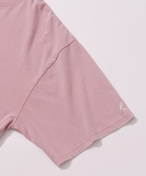 KANGOL(カンゴール)の「【KANGOL/カンゴール】別注 ワンポイント刺繍 ヴィンテージ加工 半袖 Tシャツ(Tシャツ/カットソー・メンズ・ピンク/ネイビー/ブラック/ブラウン・S/M/L/XL)」の16枚目の写真