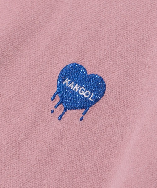 KANGOL(カンゴール)の「【KANGOL/カンゴール】別注 ワンポイント刺繍 ヴィンテージ加工 半袖 Tシャツ(Tシャツ/カットソー・メンズ・ピンク/ネイビー/ブラック/ブラウン・S/M/L/XL)」の18枚目の写真