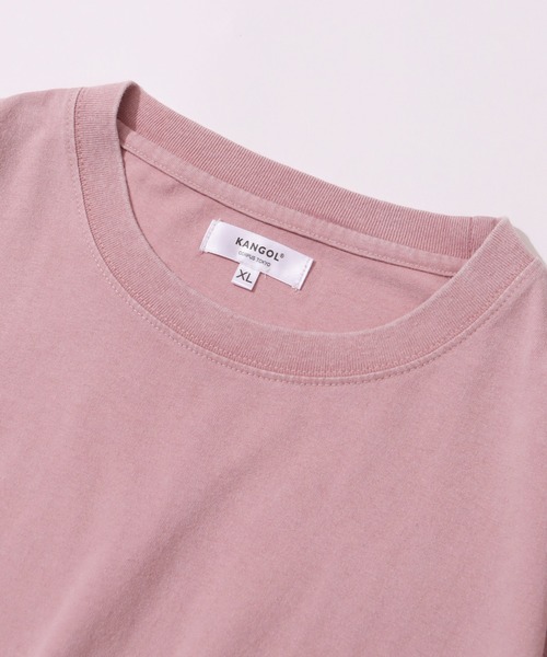 KANGOL(カンゴール)の「【KANGOL/カンゴール】別注 ワンポイント刺繍 ヴィンテージ加工 半袖 Tシャツ(Tシャツ/カットソー・メンズ・ピンク/ネイビー/ブラック/ブラウン・S/M/L/XL)」の19枚目の写真