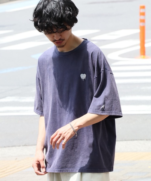 KANGOL(カンゴール)の「【KANGOL/カンゴール】別注 ワンポイント刺繍 ヴィンテージ加工 半袖 Tシャツ(Tシャツ/カットソー・メンズ・ピンク/ネイビー/ブラック/ブラウン・S/M/L/XL)」の21枚目の写真