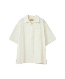 GUITAR GIRL刺繍 オーバーサイズシャツ