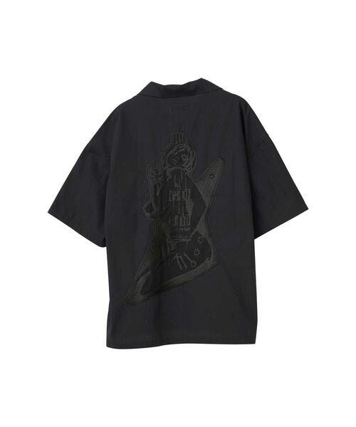 HYSTERIC GLAMOUR(ヒステリックグラマー)の「GUITAR GIRL刺繍 オーバーサイズシャツ(シャツ/ブラウス・レディース・ホワイト/ブラック・FREE)」の6枚目の写真