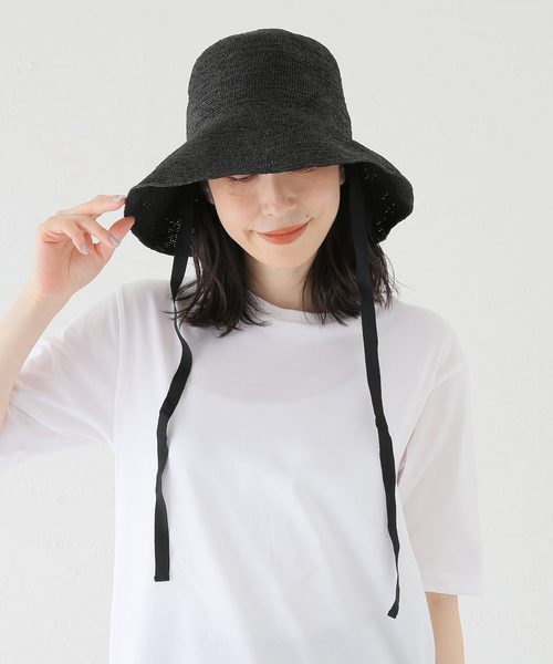 FRAMeWORK(フレームワーク)の「p cnq/パークニック CLEO バケット HAT(ハット・レディース・ブラック/ベージュ・FREE)」の16枚目の写真