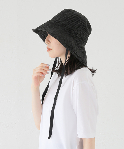 FRAMeWORK(フレームワーク)の「p cnq/パークニック CLEO バケット HAT(ハット・レディース・ブラック/ベージュ・FREE)」の17枚目の写真
