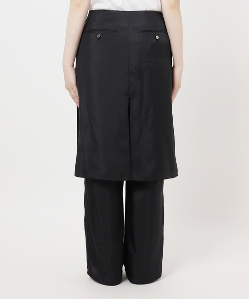 IENA(イエナ)の「《一部店舗限定》レイヤードスカートパンツセット(その他パンツ・レディース・チャコールグレー/ブラック・38/36)」の18枚目の写真