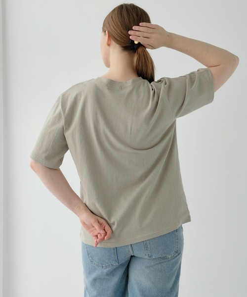 ZAKKA-BOX(ザッカボックス)の「ヴィンテージ風プリントTシャツ(Tシャツ/カットソー・レディース・ベージュ/ホワイト・FREE)」の9枚目の写真