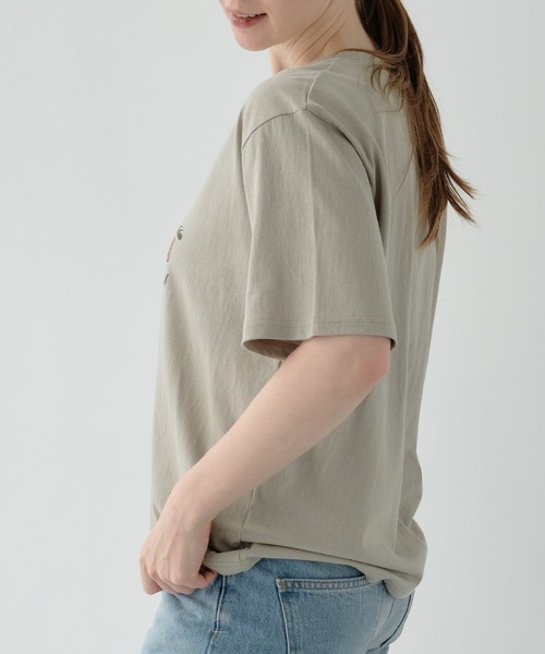ZAKKA-BOX(ザッカボックス)の「ヴィンテージ風プリントTシャツ(Tシャツ/カットソー・レディース・ベージュ/ホワイト・FREE)」の10枚目の写真