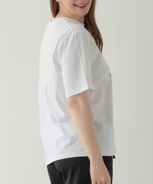 ZAKKA-BOX(ザッカボックス)の「ヴィンテージ風プリントTシャツ(Tシャツ/カットソー・レディース・ベージュ/ホワイト・FREE)」の6枚目の写真