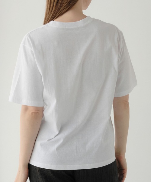 ZAKKA-BOX(ザッカボックス)の「ヴィンテージ風プリントTシャツ(Tシャツ/カットソー・レディース・ベージュ/ホワイト・FREE)」の5枚目の写真