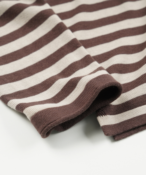 FRIZMWORKS(フリズムワークス)の「STRIPE KNIT LONG SLEEVE _ BROWN(ニット/セーター・メンズ・その他・SMALL/MEDIUM/LARGE/X-LARGE)」の4枚目の写真