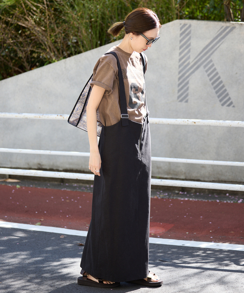 SIERRA DESIGNS（シェラデザイン）の「《WEB限定/追加》Sierra Designs/シエラデザインズ SLOBE別注 ナンバリングTEE（Tシャツ/カットソー・レディース・ブラウン・FREE）」の4枚目の写真
