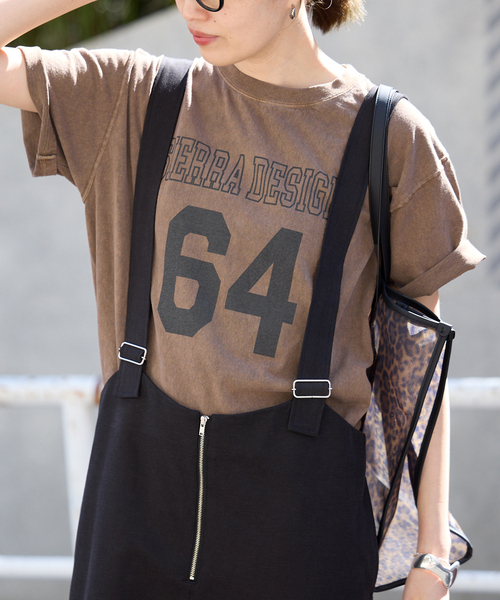 SIERRA DESIGNS（シェラデザイン）の「《WEB限定/追加》Sierra Designs/シエラデザインズ SLOBE別注 ナンバリングTEE（Tシャツ/カットソー・レディース・ブラウン・FREE）」の10枚目の写真