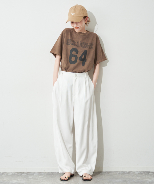 SIERRA DESIGNS（シェラデザイン）の「《WEB限定/追加》Sierra Designs/シエラデザインズ SLOBE別注 ナンバリングTEE（Tシャツ/カットソー・レディース・ブラウン・FREE）」の19枚目の写真