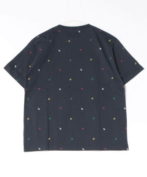 Arnold Palmer(アーノルドパーマー)の「シェア アンブレラパターン グラフィック Tシャツ(Tシャツ/カットソー・レディース・ネイビー/ホワイト・XS/S/M/L/LL)」の3枚目の写真