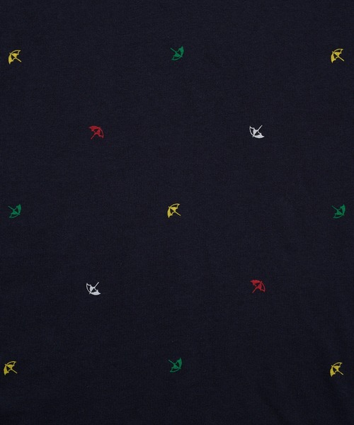 Arnold Palmer(アーノルドパーマー)の「シェア アンブレラパターン グラフィック Tシャツ(Tシャツ/カットソー・レディース・ネイビー/ホワイト・XS/S/M/L/LL)」の6枚目の写真
