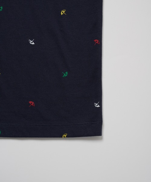 Arnold Palmer(アーノルドパーマー)の「シェア アンブレラパターン グラフィック Tシャツ(Tシャツ/カットソー・レディース・ネイビー/ホワイト・XS/S/M/L/LL)」の7枚目の写真