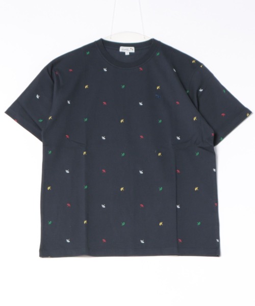 Arnold Palmer(アーノルドパーマー)の「シェア アンブレラパターン グラフィック Tシャツ(Tシャツ/カットソー・レディース・ネイビー/ホワイト・XS/S/M/L/LL)」の4枚目の写真