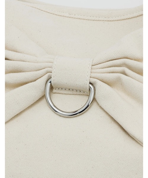Little sunny bite(リトルサニーバイト)の「【8】【it】【Little Sunny Bite】ribbon canvas bag(ショルダーバッグ・レディース・ピンク/ブルー/ナチュラル・FREE)」の6枚目の写真
