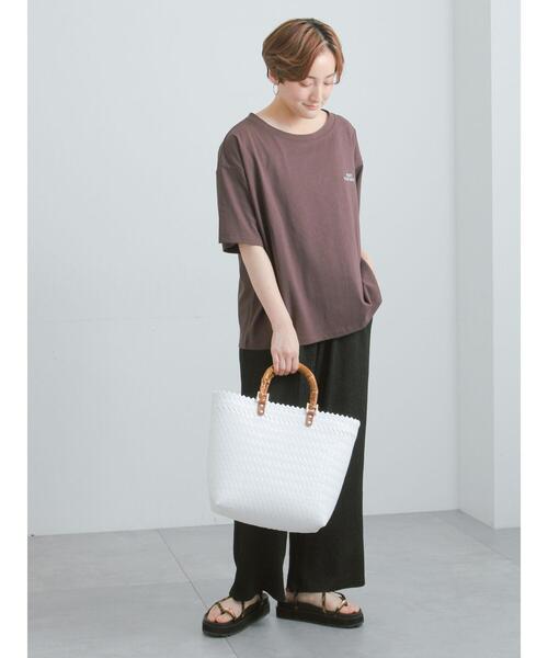 Te chichi(テチチ)の「カットクレープイージーパンツ《2026 SUMMER LOOK item》(その他パンツ・レディース・ブラック/ブラウン/オフホワイト・F)」の6枚目の写真