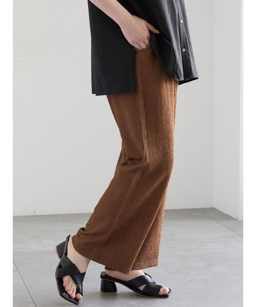 Te chichi(テチチ)の「カットクレープイージーパンツ《2026 SUMMER LOOK item》(その他パンツ・レディース・ブラック/ブラウン/オフホワイト・F)」の13枚目の写真