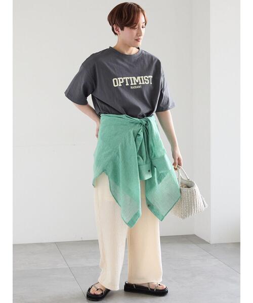 Te chichi(テチチ)の「カットクレープイージーパンツ《2026 SUMMER LOOK item》(その他パンツ・レディース・ブラック/ブラウン/オフホワイト・F)」の15枚目の写真