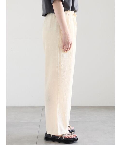 Te chichi(テチチ)の「カットクレープイージーパンツ《2026 SUMMER LOOK item》(その他パンツ・レディース・ブラック/ブラウン/オフホワイト・F)」の18枚目の写真