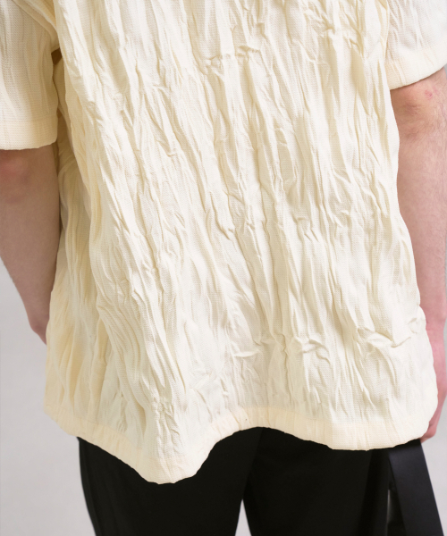 SSIN AND LEE(シンアンドリー)の「コスタルクリンクルオープンハーフシャツアイボリー(シャツ/ブラウス・メンズ・その他・MEDIUM/LARGE)」の7枚目の写真