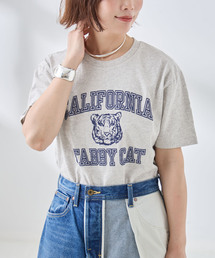 MIXTA | 《追加》MIXTA/ミクスタ CALIFORNIA TABBY CAT CREW Tシャツ(Tシャツ/カットソー)