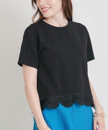 PICCIN（ピッチン）の「スカラップレースプルオーバー（Tシャツ/カットソー）」