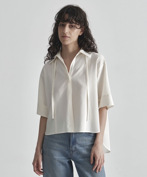 THE TOKYO/ザトウキョウ】Back Pleat Skipper Shirt/バックプリーツ