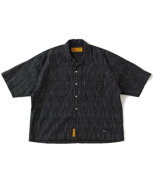 FAT(エフエイティー)の「CROPTUCK(シャツ/ブラウス・メンズ・ブラウン/ブラック・TITCH(M)/SKINNY(L)/FAT(XL)/JUMBO(XXL))」の1枚目の写真