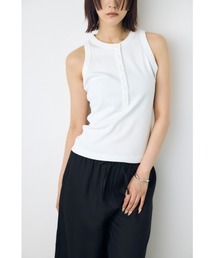 AZUL by moussy | ヘンリーネックタンクトップ(タンクトップ)