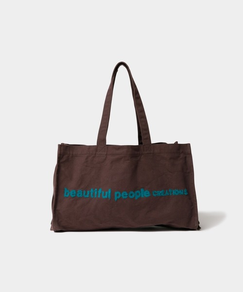 beautiful people(ビューティフルピープル)の「brushed logo mini leisure bag(トートバッグ・レディース・ブラック/ネイビー系1/ナチュラル/オリーブ/ブラウン/キャメル/バーガンディー・FREE)」の11枚目の写真