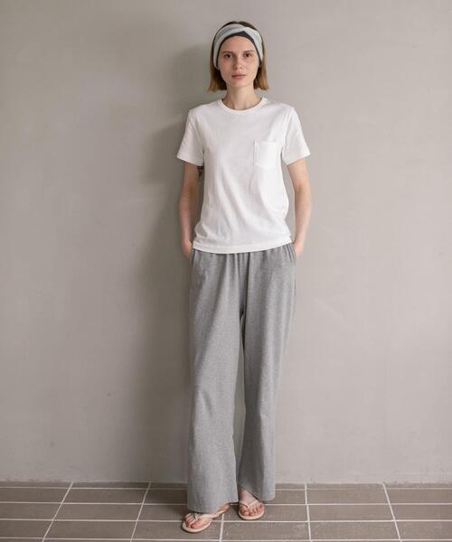 ONIT（オニット）の「『別注』onit×URBAN RESEARCH　ポケットTシャツ（Tシャツ/カットソー・レディース・ホワイト/ラベンダー/グレー/ブラック・1/2）」の7枚目の写真