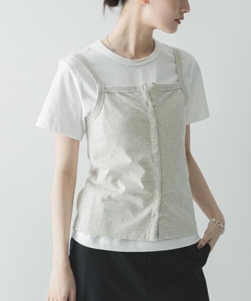 ONIT（オニット）の「『別注』onit×URBAN RESEARCH　ポケットTシャツ（Tシャツ/カットソー・レディース・ホワイト/ラベンダー/グレー/ブラック・1/2）」の11枚目の写真