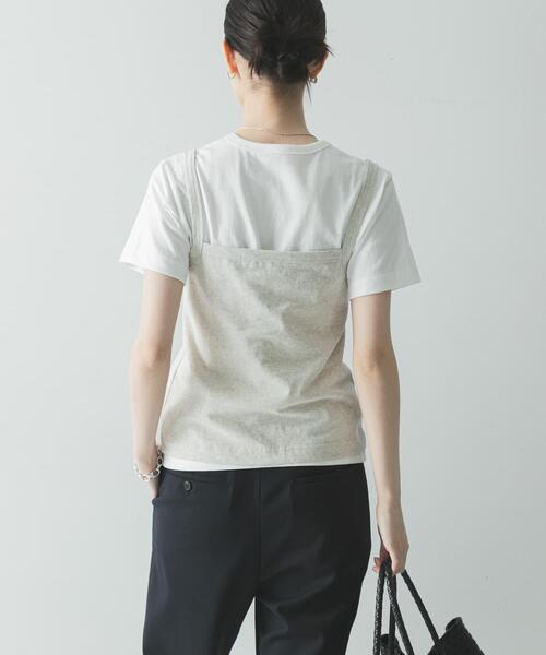 ONIT（オニット）の「『別注』onit×URBAN RESEARCH　ポケットTシャツ（Tシャツ/カットソー・レディース・ホワイト/ラベンダー/グレー/ブラック・1/2）」の14枚目の写真