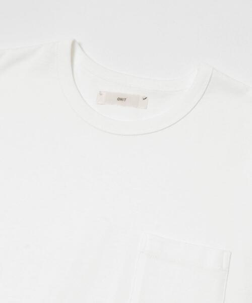 ONIT（オニット）の「『別注』onit×URBAN RESEARCH　ポケットTシャツ（Tシャツ/カットソー・レディース・ホワイト/ラベンダー/グレー/ブラック・1/2）」の17枚目の写真